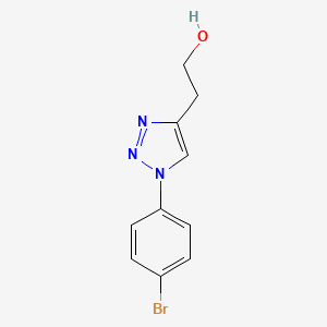 2-[1-(4-bromophenyl)-1H-1,2,3-triazol-4-yl]ethan-1-ol