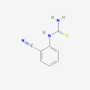molecular formula C8H7N3S B2606672 N-(2-cyanophenyl)thiourea CAS No. 851950-53-3