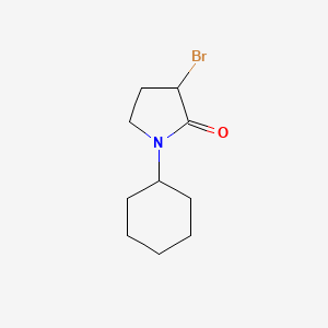 3-Bromo-1-cyclohexylpyrrolidin-2-one