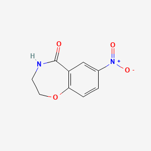 7-nitro-3,4-dihydro-1,4-benzoxazepin-5(2H)-one