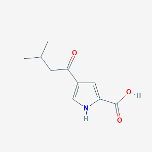 4-(3-methylbutanoyl)-1H-pyrrole-2-carboxylic acid
