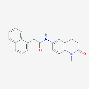 N-(1-methyl-2-oxo-1,2,3,4-tetrahydroquinolin-6-yl)-2-(naphthalen-1-yl)acetamide