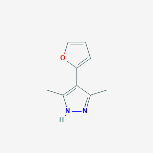4-(furan-2-yl)-3,5-dimethyl-1H-pyrazole