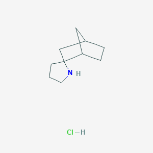 Spiro[bicyclo[2.2.1]heptane-2,2'-pyrrolidine];hydrochloride