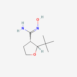 (2S,3R)-2-tert-butyl-N'-hydroxyoxolane-3-carboximidamide