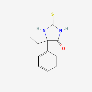 molecular formula C11H12N2OS B2606861 5-Ethyl-5-phenyl-2-thioxoimidazolidin-4-one CAS No. 412304-94-0