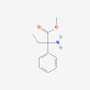 molecular formula C11H15NO2 B2606920 Methyl 2-amino-2-phenylbutanoate CAS No. 76142-47-7