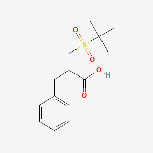 2-Benzyl-3-(tert-butylsulfonyl)propanoic acid