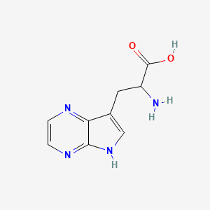 2-amino-3-{5H-pyrrolo[2,3-b]pyrazin-7-yl}propanoic acid