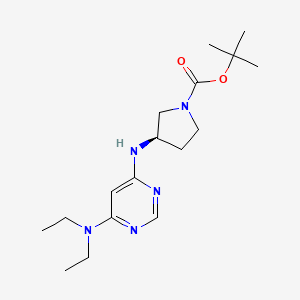 (R)-tert-Butyl 3-((6-(diethylamino)pyrimidin-4-yl)amino)pyrrolidine-1-carboxylate