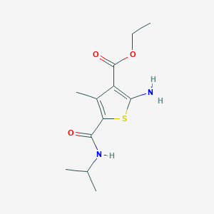 Ethyl 2-amino-5-[(isopropylamino)carbonyl]-4-methylthiophene-3-carboxylate