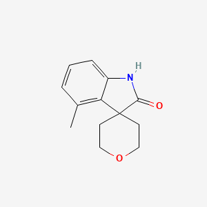 4-Methyl-1H-spiro[indole-3,4'-oxane]-2-one