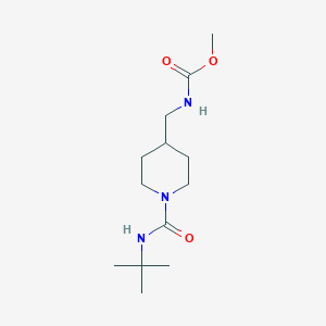 Methyl ((1-(tert-butylcarbamoyl)piperidin-4-yl)methyl)carbamate