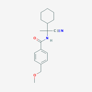 N-(1-cyano-1-cyclohexylethyl)-4-(methoxymethyl)benzamide