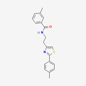 3-methyl-N-{2-[2-(4-methylphenyl)-1,3-thiazol-4-yl]ethyl}benzamide