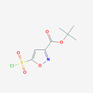 Tert-butyl 5-(chlorosulfonyl)-1,2-oxazole-3-carboxylate
