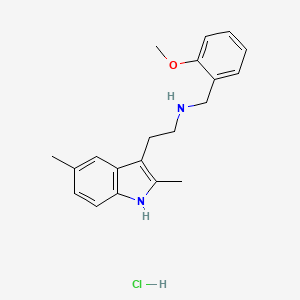 2-(2,5-dimethyl-1H-indol-3-yl)-N-(2-methoxybenzyl)ethanamine hydrochloride