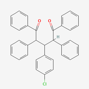 3-(4-Chlorophenyl)-1,2,4,5-tetraphenyl-1,5-pentanedione