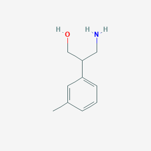 molecular formula C10H15NO B2607206 3-Amino-2-(3-methylphenyl)propan-1-ol CAS No. 1263280-60-9; 68208-22-0