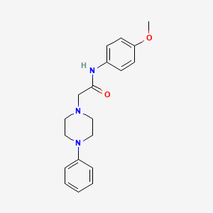 N-(4-methoxyphenyl)-2-(4-phenylpiperazin-1-yl)acetamide