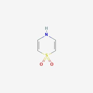 molecular formula C4H5NO2S B2607270 4H-1,4-thiazine 1,1-dioxide CAS No. 40263-61-4