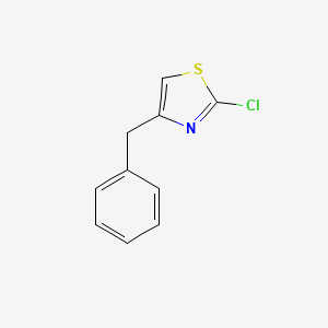 molecular formula C10H8ClNS B2607509 4-benzyl-2-chloro-1,3-thiazole CAS No. 1344352-94-8