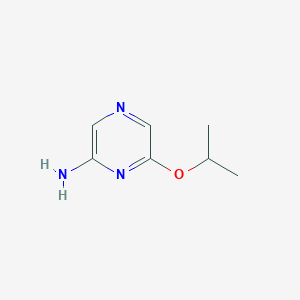 molecular formula C7H11N3O B2607521 6-(Propan-2-yloxy)pyrazin-2-amine CAS No. 1269477-15-7