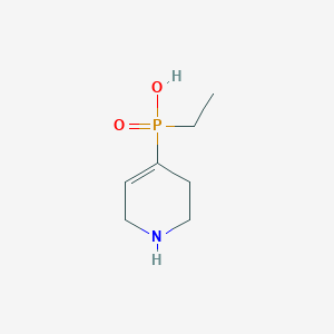 molecular formula C7H14NO2P B2607553 Ethyl(1,2,3,6-tetrahydropyridin-4-yl)phosphinic acid CAS No. 182485-37-6