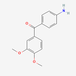 (4-Aminophenyl)(3,4-dimethoxyphenyl)methanone