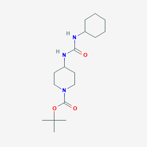 tert-Butyl 4-(3-cyclohexylureido)piperidine-1-carboxylate