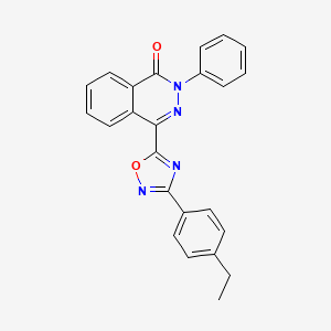 4-[3-(4-ethylphenyl)-1,2,4-oxadiazol-5-yl]-2-phenylphthalazin-1(2H)-one