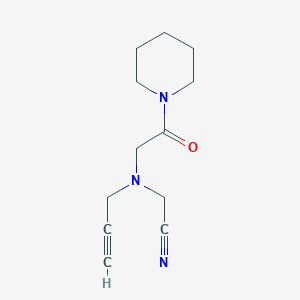 2-[(2-Oxo-2-piperidin-1-ylethyl)-prop-2-ynylamino]acetonitrile