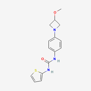 1-(4-(3-Methoxyazetidin-1-yl)phenyl)-3-(thiophen-2-yl)urea