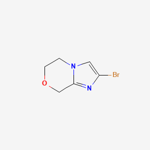 2-bromo-5H,6H,8H-imidazo[2,1-c][1,4]oxazine