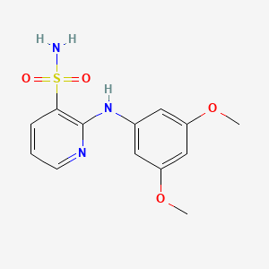 2-[(3,5-Dimethoxyphenyl)amino]pyridine-3-sulfonamide