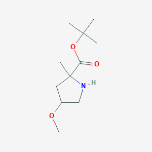 Tert-butyl 4-methoxy-2-methylpyrrolidine-2-carboxylate