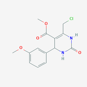 Methyl 6-(chloromethyl)-4-(3-methoxyphenyl)-2-oxo-1,2,3,4-tetrahydropyrimidine-5-carboxylate