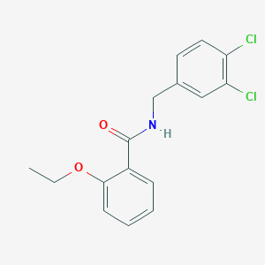 molecular formula C16H15Cl2NO2 B260789 N-(3,4-dichlorobenzyl)-2-ethoxybenzamide 