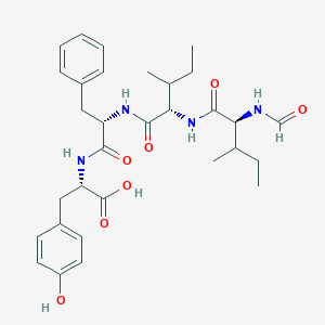 molecular formula C31H42N4O7 B026079 N-Formylnorleucyl-leucyl-phenylalanyl-tyrosine CAS No. 100007-40-7