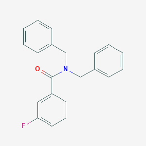molecular formula C21H18FNO B260791 N,N-dibenzyl-3-fluorobenzamide 