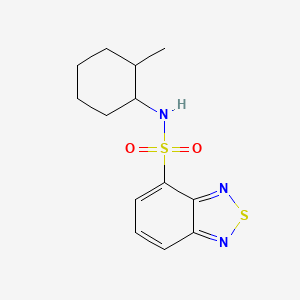 molecular formula C13H17N3O2S2 B2607951 N-(2-methylcyclohexyl)-2,1,3-benzothiadiazole-4-sulfonamide CAS No. 450382-45-3