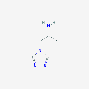 molecular formula C5H10N4 B2607978 1-(4H-1,2,4-triazol-4-yl)propan-2-amine CAS No. 1341337-53-8