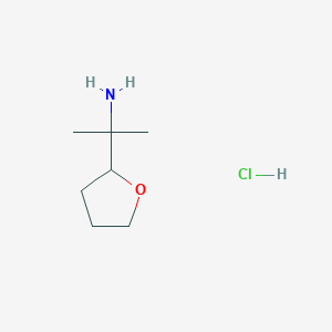 2-(Oxolan-2-yl)propan-2-amine hydrochloride
