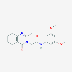 N-(3,5-dimethoxyphenyl)-2-(2-methyl-4-oxo-5,6,7,8-tetrahydroquinazolin-3(4H)-yl)acetamide