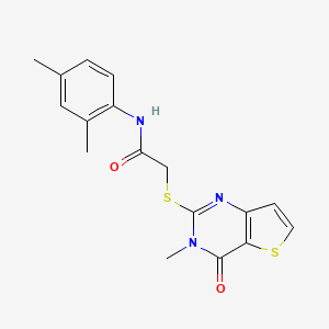 N-(2,4-dimethylphenyl)-2-({3-methyl-4-oxo-3H,4H-thieno[3,2-d]pyrimidin-2-yl}sulfanyl)acetamide
