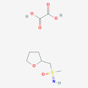 Imino-methyl-oxo-(oxolan-2-ylmethyl)-lambda6-sulfane;oxalic acid