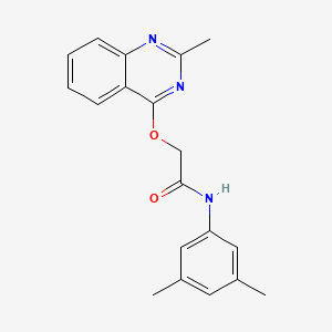 N-(3,5-dimethylphenyl)-2-[(2-methylquinazolin-4-yl)oxy]acetamide