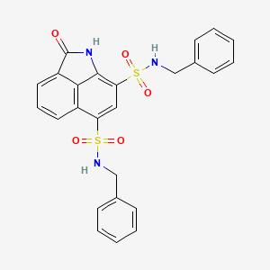 N6,N8-dibenzyl-2-oxo-1,2-dihydrobenzo[cd]indole-6,8-disulfonamide