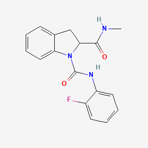 N1-(2-fluorophenyl)-N2-methylindoline-1,2-dicarboxamide