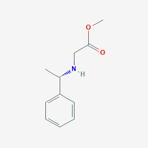 Methyl 2-([(1s)-1-phenylethyl]amino)acetate